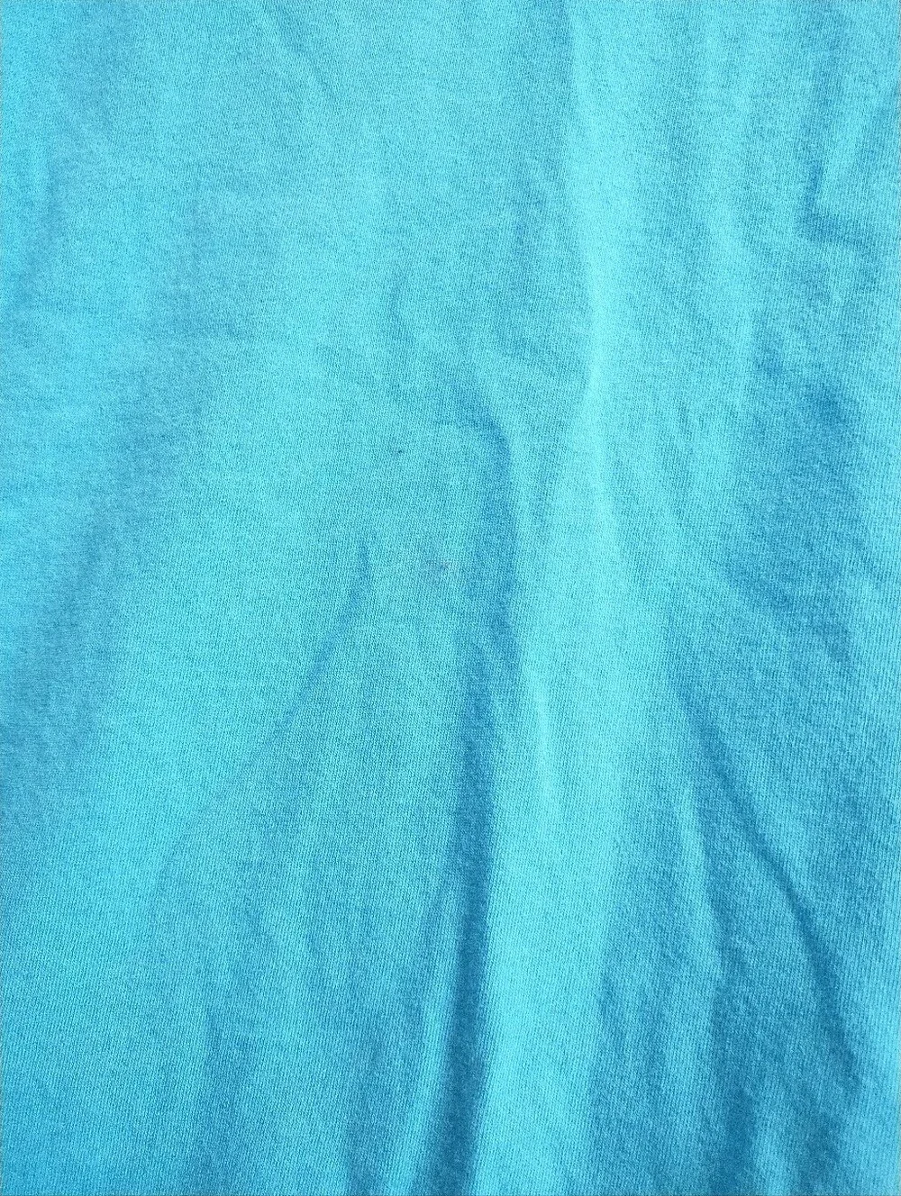 Vintage Ralph Lauren Sport Blue Cotton Tee with Yellow Trim